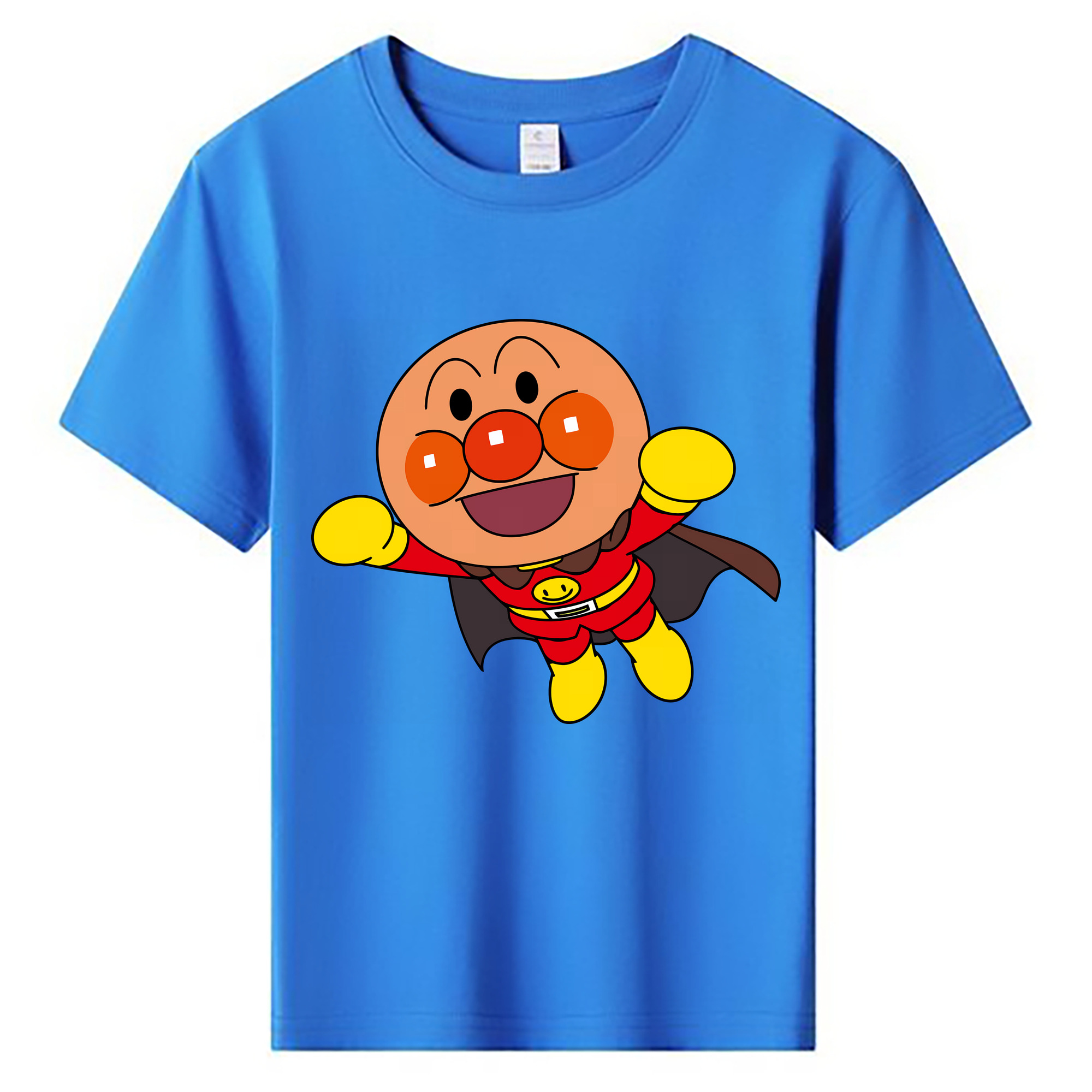 （画像用） アンパンマン Anpanman 綿100％キッズTシャツ（フロントプリント）
